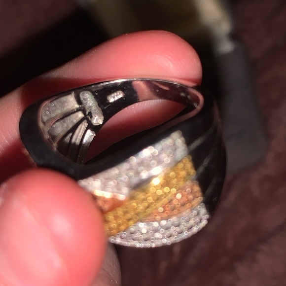 Vintage Cross Wrap Sterling Silver Ring, Size 8 - Picture 2 of 3